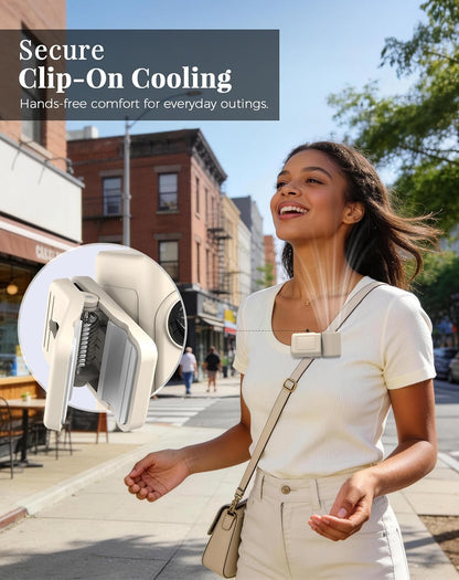 Clip-On Portable Fan for Strollers, Handheld Turbo Fan for Travel