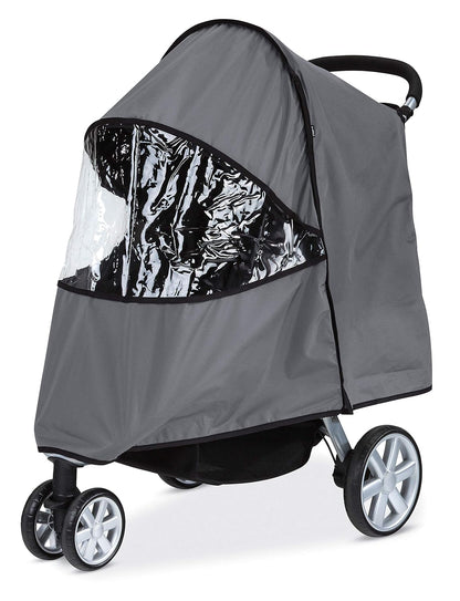 Single B-Agile, B-Free, Pathway Strollers Wind and Rain Cover | Easy Install + Air Ventilation + Storage Pouch Included