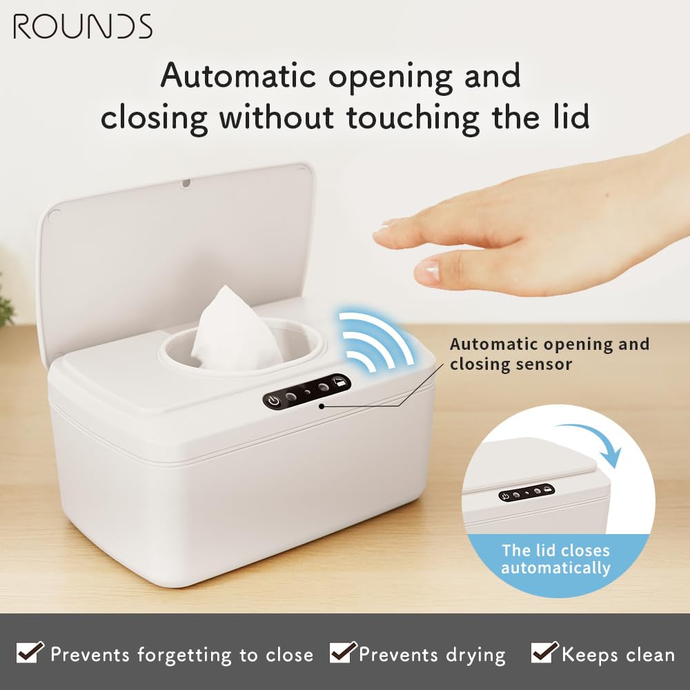 Automatic Opening and Closing Baby Wipes Dispenser Wet Dispenser Diaper Wipes Dispenser Wet Wipe Holder