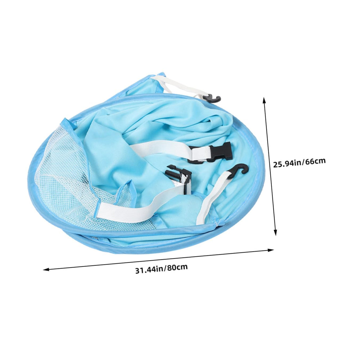 2pcs Stroller Canopy with Windproof Sunshade and Rain Protection Cover for Outdoor Stroller Easy Installation Sun and Rain Cover Accessory