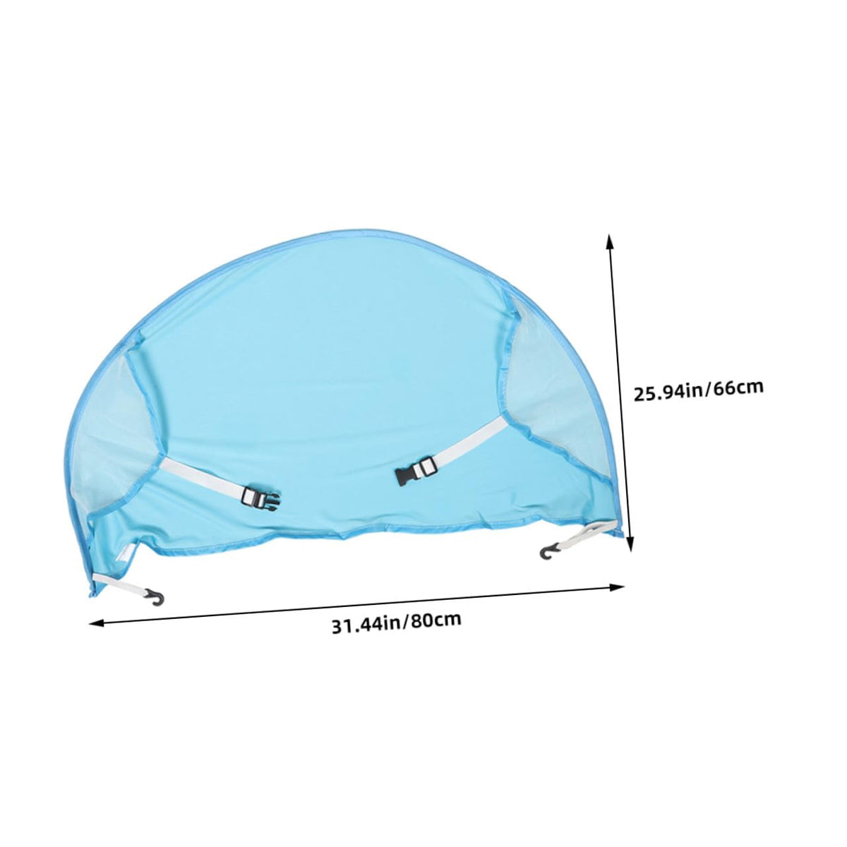 2pcs Stroller Canopy with Windproof Sunshade and Rain Protection Cover for Outdoor Stroller Easy Installation Sun and Rain Cover Accessory