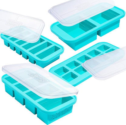 Silicone Freezer Molds Gift Set, Aqua