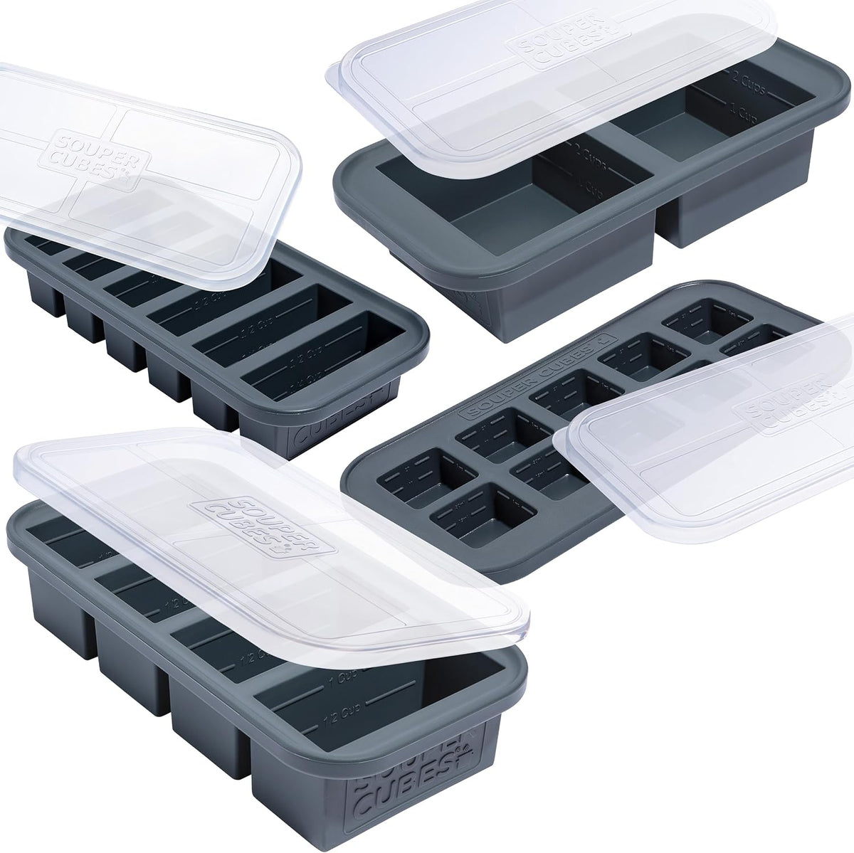 Silicone Freezer Molds Gift Set, Aqua