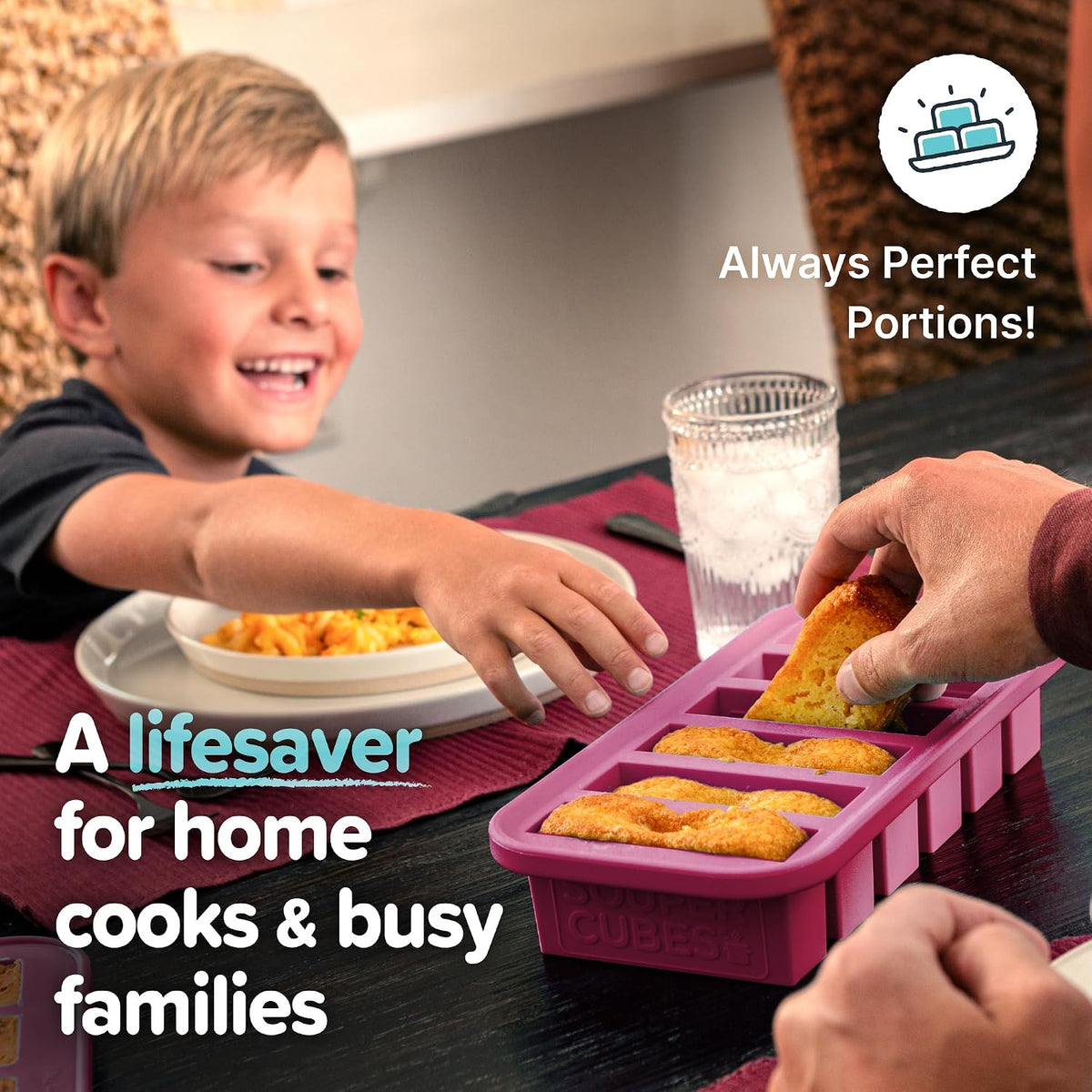 Silicone Freezer Molds Gift Set, Aqua