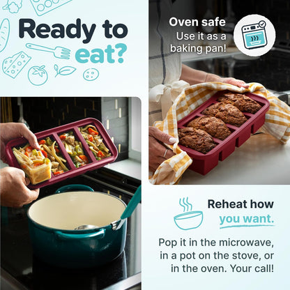 Silicone Freezer Molds Gift Set, Aqua