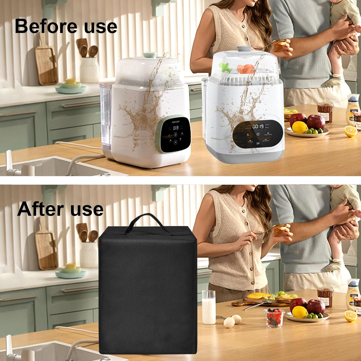 Bottles Sterilizer Cover for Momcozy KleanPal Pro/for Grownsy Bottle Washer