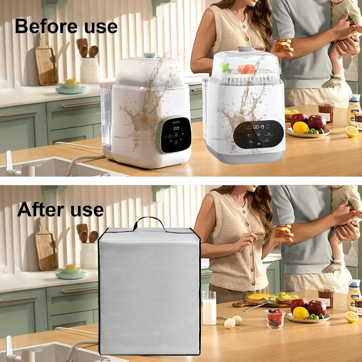 Bottles Sterilizer Cover for Momcozy KleanPal Pro/for Grownsy Bottle Washer