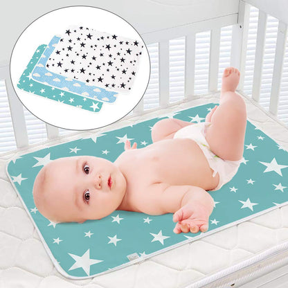 3 Pack Waterproof Baby Diaper Changing Pads for Newborn Girls & Boys