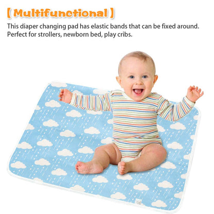3 Pack Waterproof Baby Diaper Changing Pads for Newborn Girls & Boys
