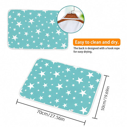 3 Pack Waterproof Baby Diaper Changing Pads for Newborn Girls & Boys