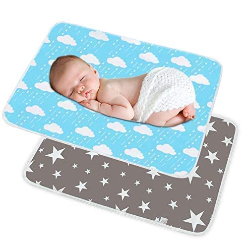 3 Pack Waterproof Baby Diaper Changing Pads for Newborn Girls & Boys