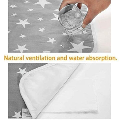 3 Pack Waterproof Baby Diaper Changing Pads for Newborn Girls & Boys