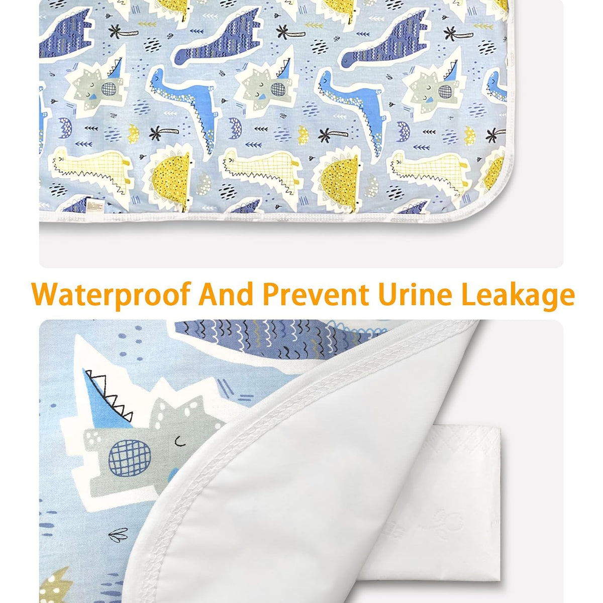 3 Pack Waterproof Baby Diaper Changing Pads for Newborn Girls & Boys