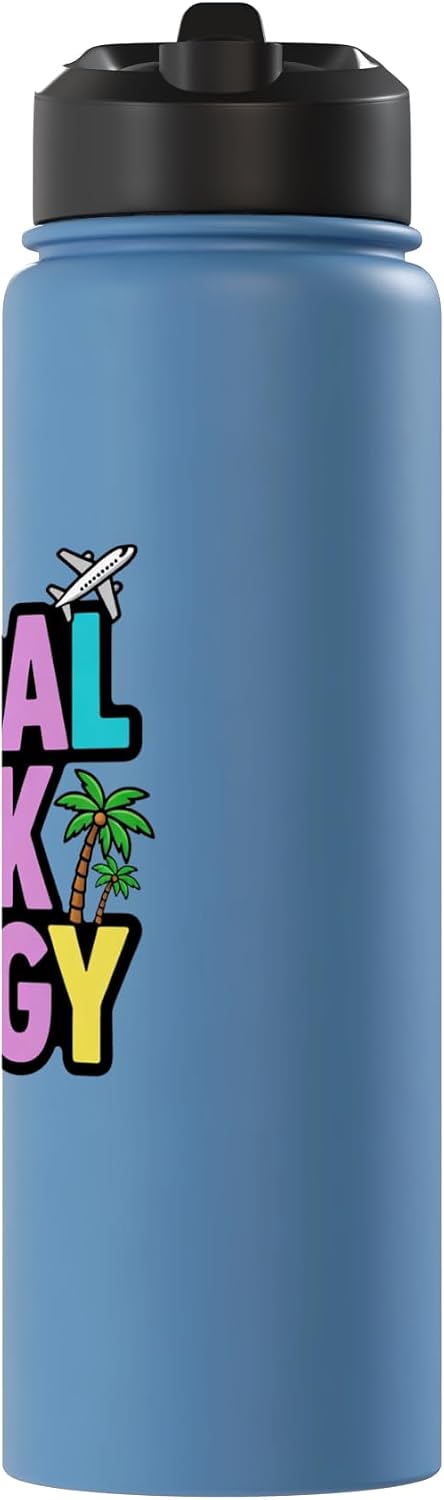 Global Desk Energy Travel Work Lifestyle Design Stainless Steel Insulated Water Bottle