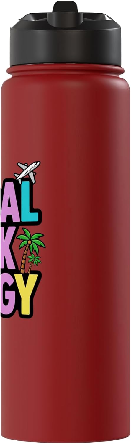 Global Desk Energy Travel Work Lifestyle Design Stainless Steel Insulated Water Bottle