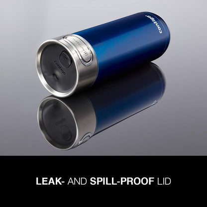 Luxe Vacuum-Insulated Stainless Steel Thermal Travel Mug 16 Ounces Stainless Steel