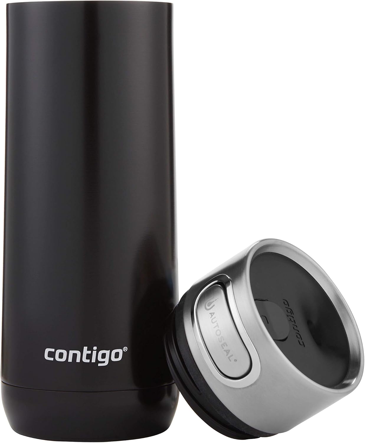 Luxe Vacuum-Insulated Stainless Steel Thermal Travel Mug 16 Ounces Stainless Steel