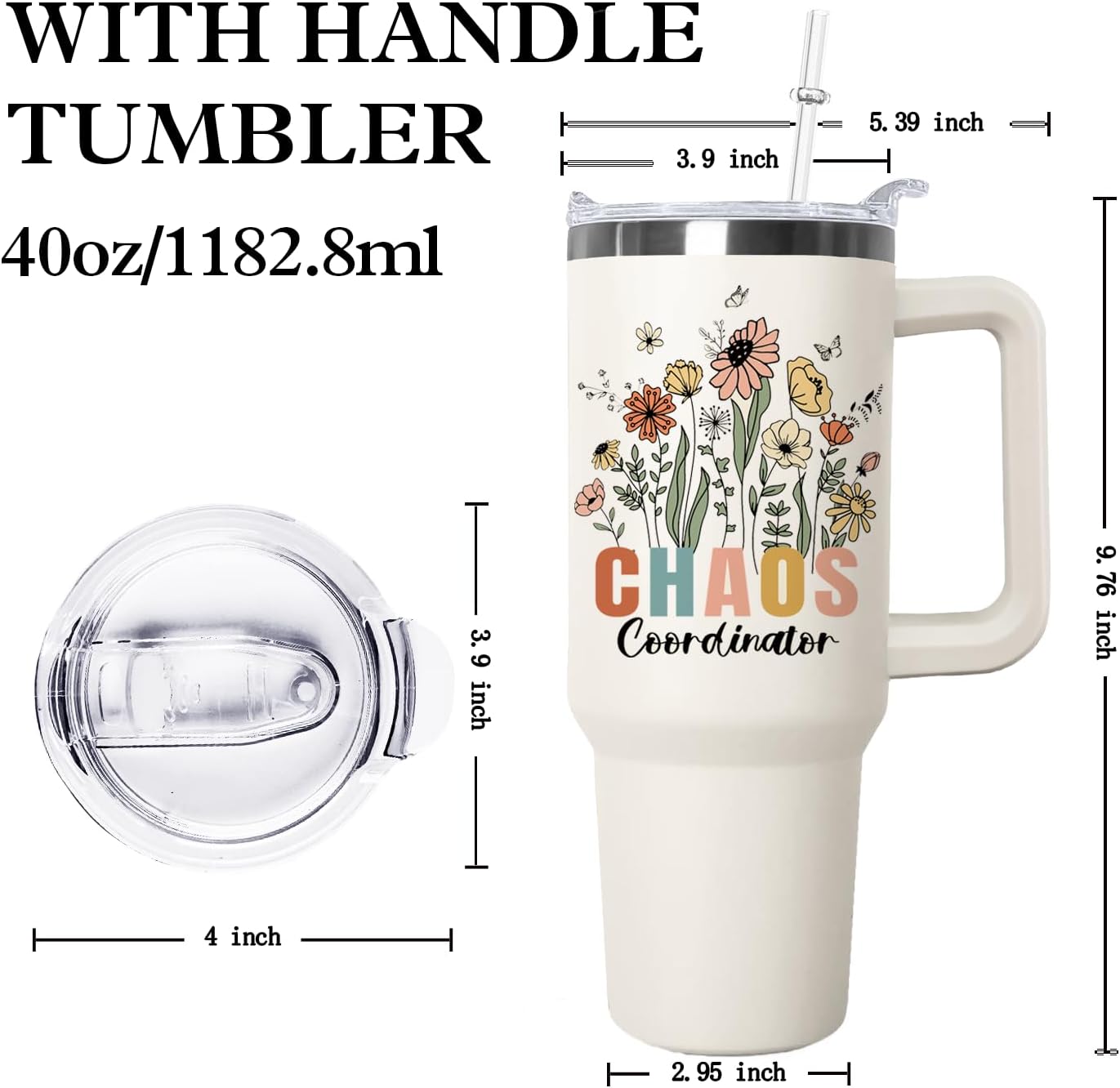 Ceovfoi 40 oz Hidden Message Tumbler With Lid and Straw,Checkered CoffeeTravel Mug Cup Water Botter,White Elephant Gifts,Office Humor Funny Gifts