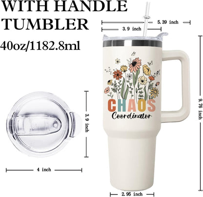 Ceovfoi 40 oz Hidden Message Tumbler With Lid and Straw,Checkered CoffeeTravel Mug Cup Water Botter,White Elephant Gifts,Office Humor Funny Gifts