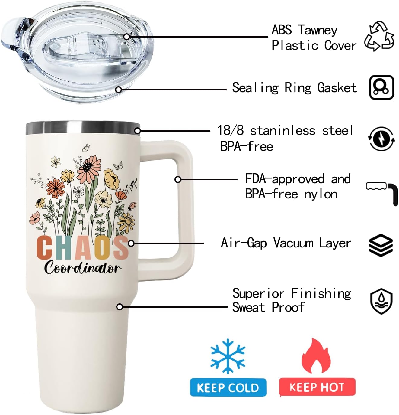 Ceovfoi 40 oz Hidden Message Tumbler With Lid and Straw,Checkered CoffeeTravel Mug Cup Water Botter,White Elephant Gifts,Office Humor Funny Gifts