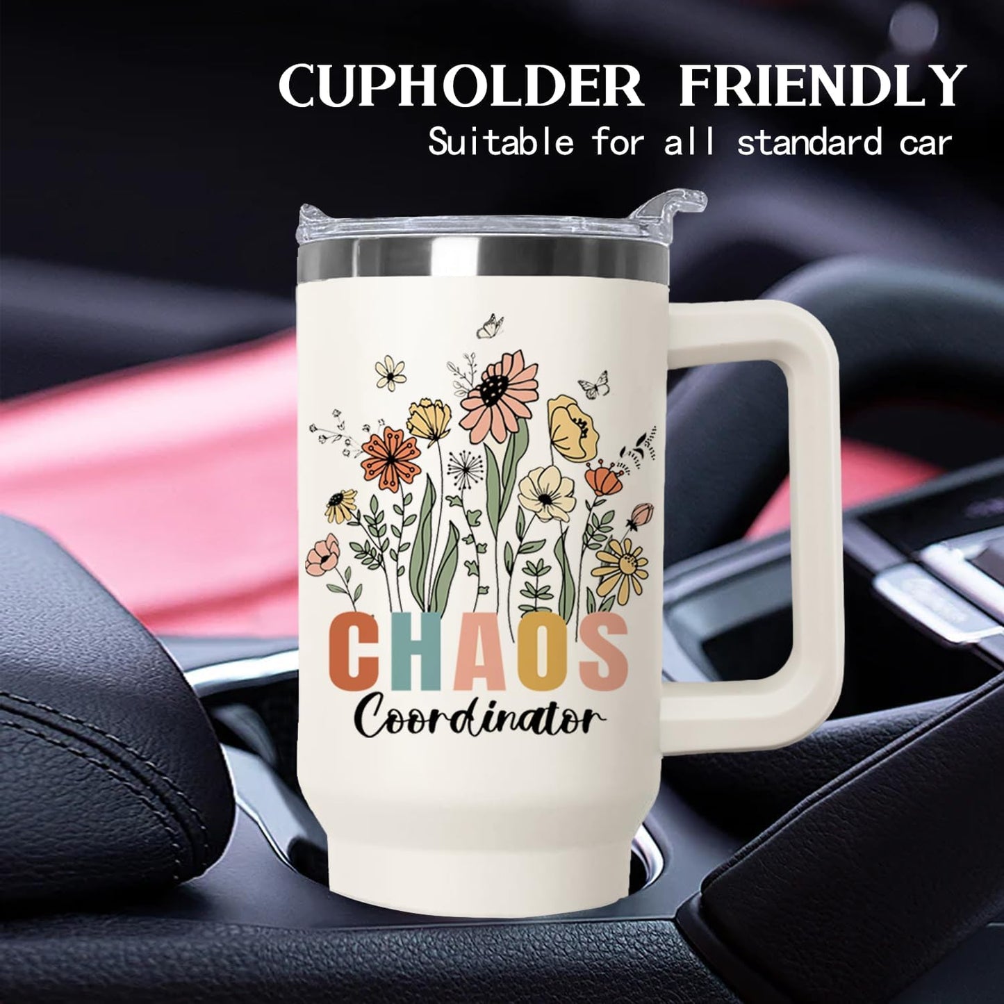 Ceovfoi 40 oz Hidden Message Tumbler With Lid and Straw,Checkered CoffeeTravel Mug Cup Water Botter,White Elephant Gifts,Office Humor Funny Gifts