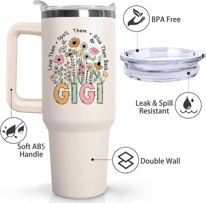 Ceovfoi 40 oz Hidden Message Tumbler With Lid and Straw,Checkered CoffeeTravel Mug Cup Water Botter,White Elephant Gifts,Office Humor Funny Gifts