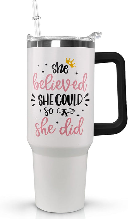 Ceovfoi 40 oz Hidden Message Tumbler With Lid and Straw,Checkered CoffeeTravel Mug Cup Water Botter,White Elephant Gifts,Office Humor Funny Gifts