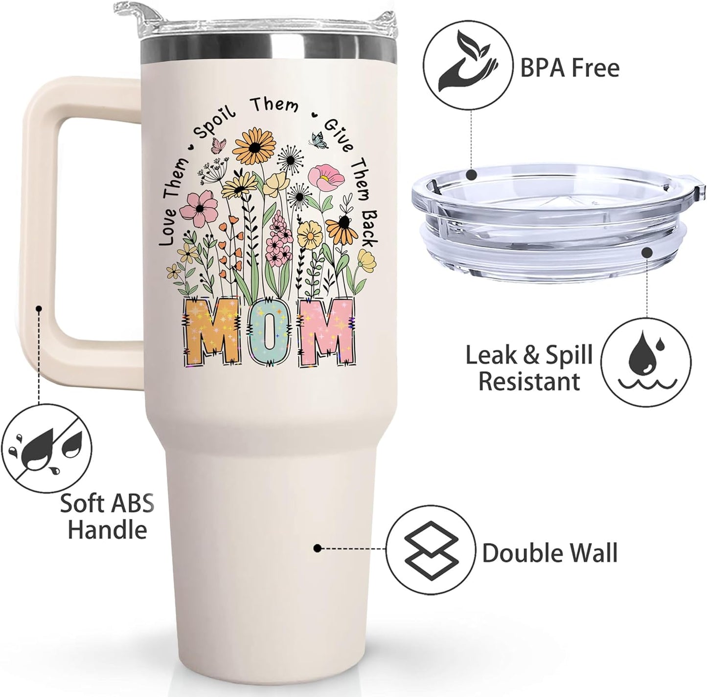 Ceovfoi 40 oz Hidden Message Tumbler With Lid and Straw,Checkered CoffeeTravel Mug Cup Water Botter,White Elephant Gifts,Office Humor Funny Gifts