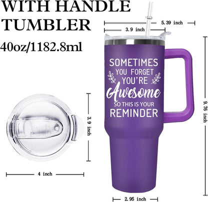 Ceovfoi 40 oz Hidden Message Tumbler With Lid and Straw,Checkered CoffeeTravel Mug Cup Water Botter,White Elephant Gifts,Office Humor Funny Gifts