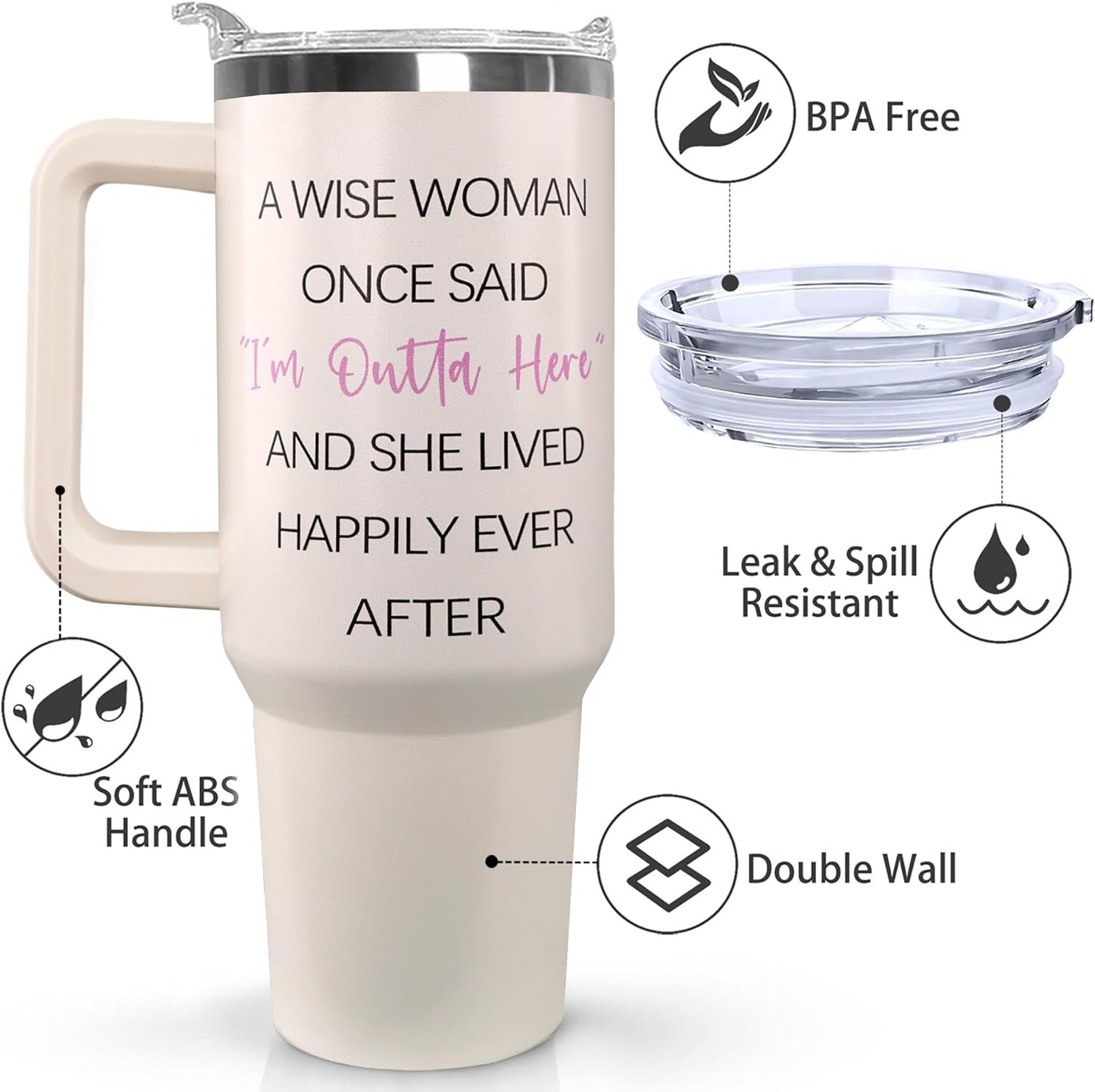 Ceovfoi 40 oz Hidden Message Tumbler With Lid and Straw,Checkered CoffeeTravel Mug Cup Water Botter,White Elephant Gifts,Office Humor Funny Gifts