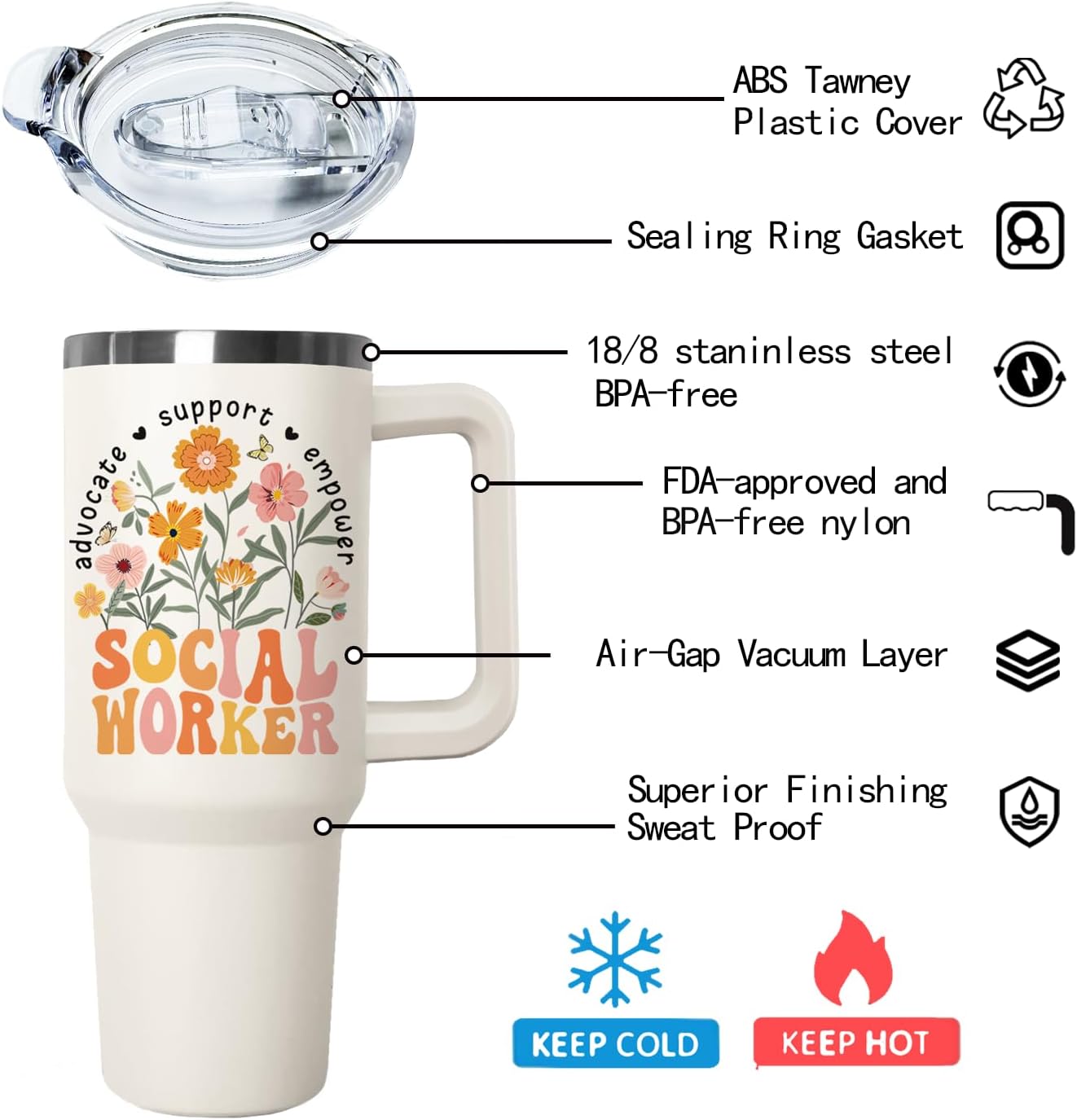 Ceovfoi 40 oz Hidden Message Tumbler With Lid and Straw,Checkered CoffeeTravel Mug Cup Water Botter,White Elephant Gifts,Office Humor Funny Gifts