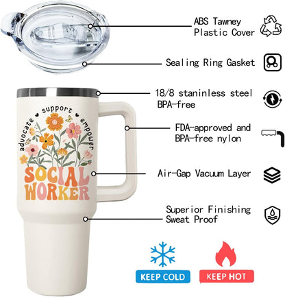 Ceovfoi 40 oz Hidden Message Tumbler With Lid and Straw,Checkered CoffeeTravel Mug Cup Water Botter,White Elephant Gifts,Office Humor Funny Gifts