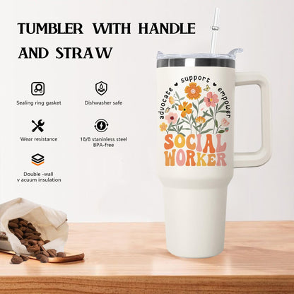 Ceovfoi 40 oz Hidden Message Tumbler With Lid and Straw,Checkered CoffeeTravel Mug Cup Water Botter,White Elephant Gifts,Office Humor Funny Gifts