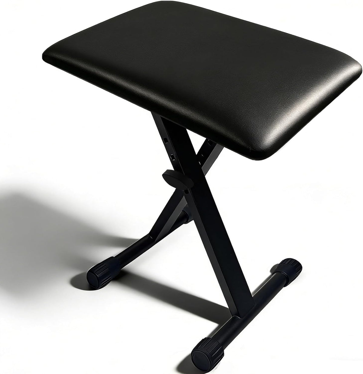 Piano Stool,Piano Bench,Keyboard Bench X-Style Height Adjustable 16-20in Padded Cushion Piano Stool Bench Keyboard Chair for Keyboards Piano. (Thin Version)