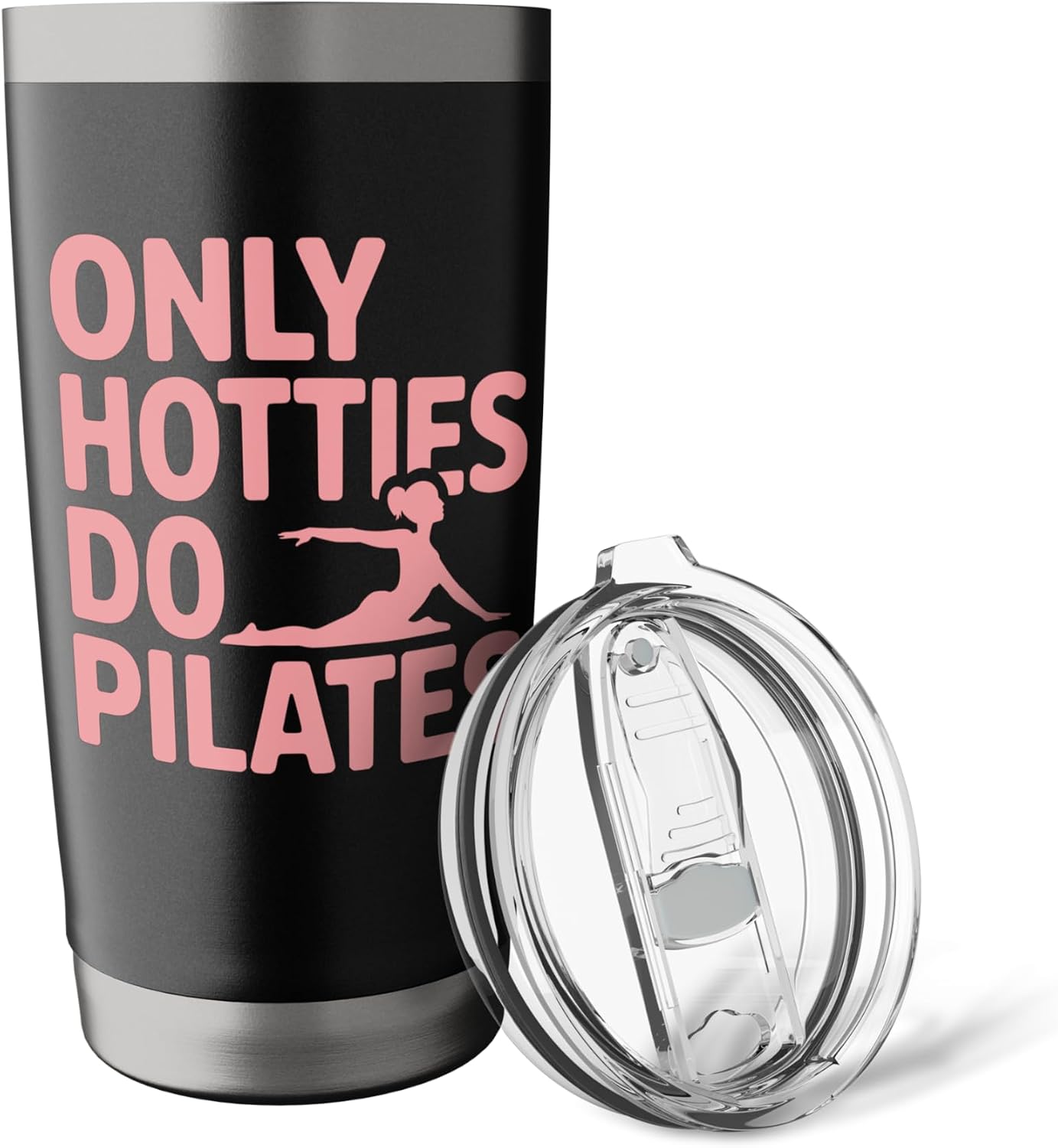 Only Hotties Do Pilates Stainless Steel Insulated Tumbler