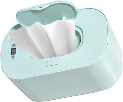 Baby Wipe Warmer Baby Wipe Heater Even Heating Wet Wipes Warmer and Dispenser USB Powered Wipe Warmer for Babies, Holding 80pcs Wipes (Constant Temperature)