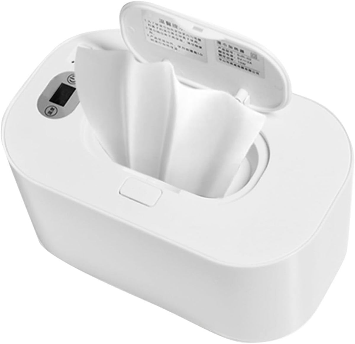 Baby Wipe Warmer Baby Wipe Heater Even Heating Wet Wipes Warmer and Dispenser USB Powered Wipe Warmer for Babies, Holding 80pcs Wipes (Constant Temperature)