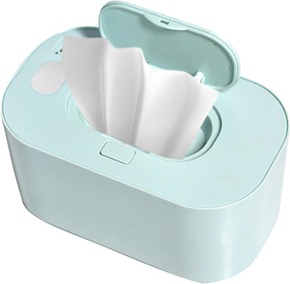 Baby Wipe Warmer Baby Wipe Heater Even Heating Wet Wipes Warmer and Dispenser USB Powered Wipe Warmer for Babies, Holding 80pcs Wipes (Constant Temperature)