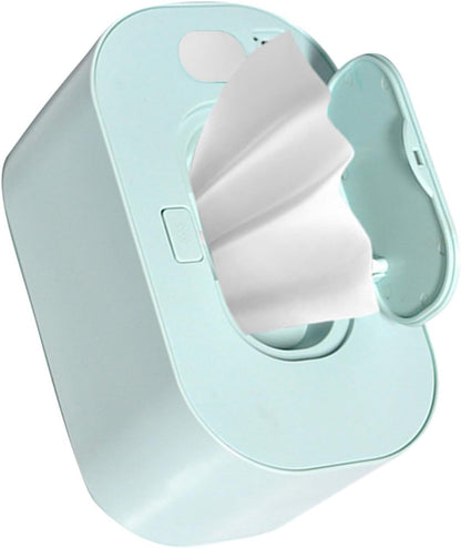 Baby Wipe Warmer Baby Wipe Heater Even Heating Wet Wipes Warmer and Dispenser USB Powered Wipe Warmer for Babies, Holding 80pcs Wipes (Constant Temperature)