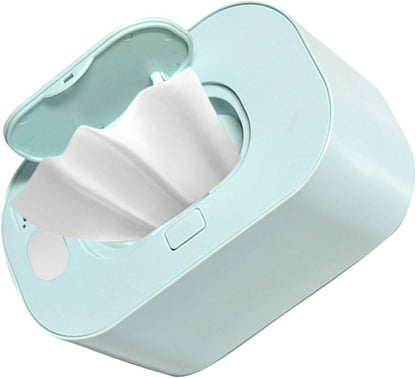 Baby Wipe Warmer Baby Wipe Heater Even Heating Wet Wipes Warmer and Dispenser USB Powered Wipe Warmer for Babies, Holding 80pcs Wipes (Constant Temperature)