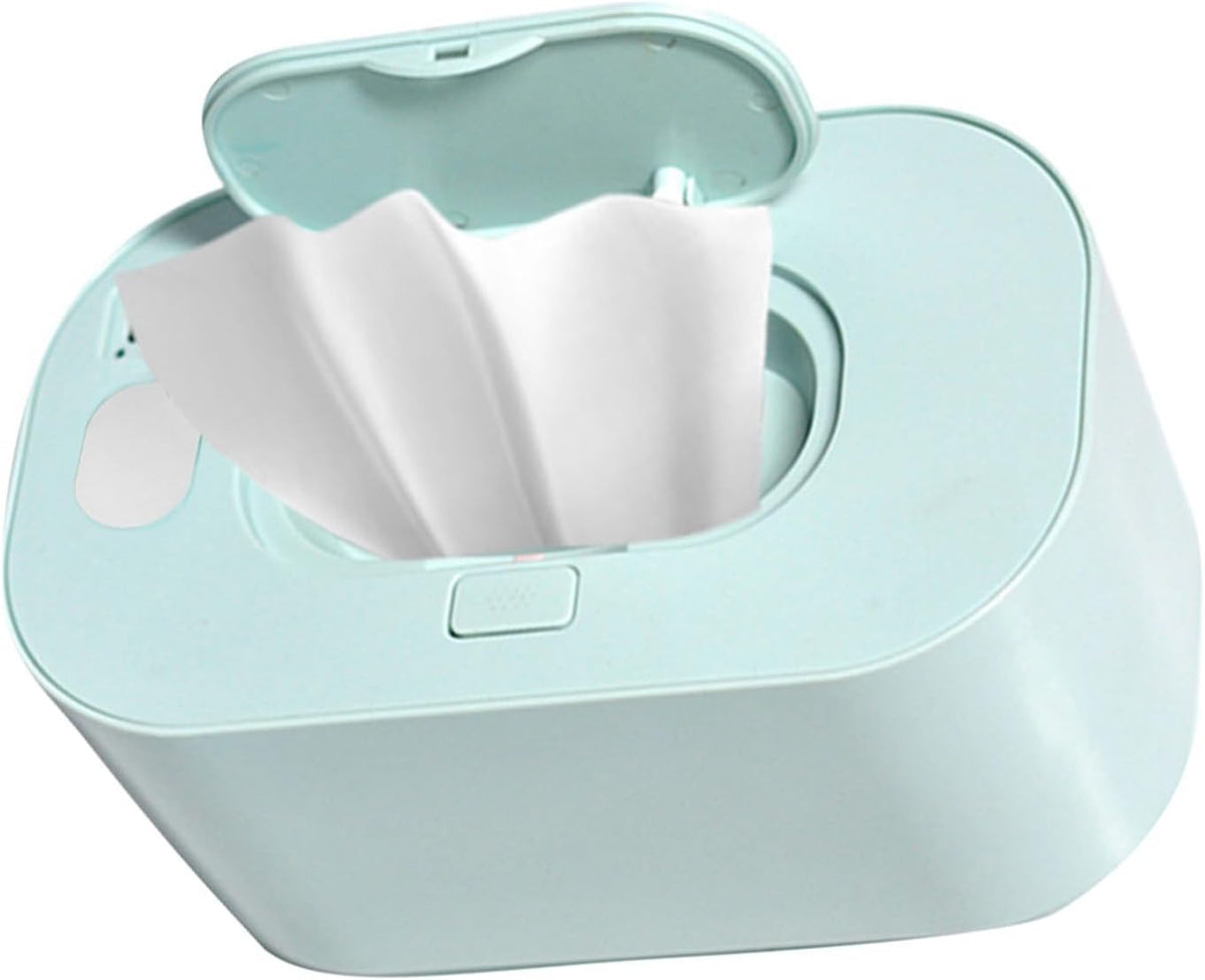 Baby Wipe Warmer Baby Wipe Heater Even Heating Wet Wipes Warmer and Dispenser USB Powered Wipe Warmer for Babies, Holding 80pcs Wipes (Constant Temperature)