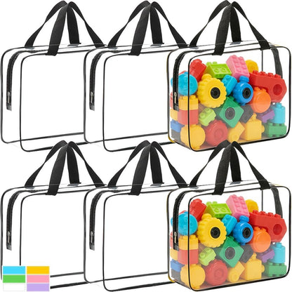 Extra Large Toy Storage Bags with Zipper, Clear Toy Organizer Bag