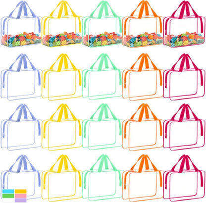 Extra Large Toy Storage Bags with Zipper, Clear Toy Organizer Bag
