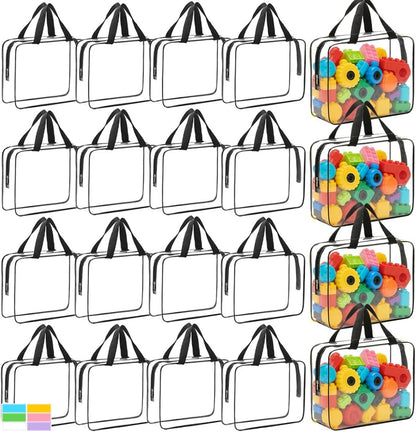 Extra Large Toy Storage Bags with Zipper, Clear Toy Organizer Bag