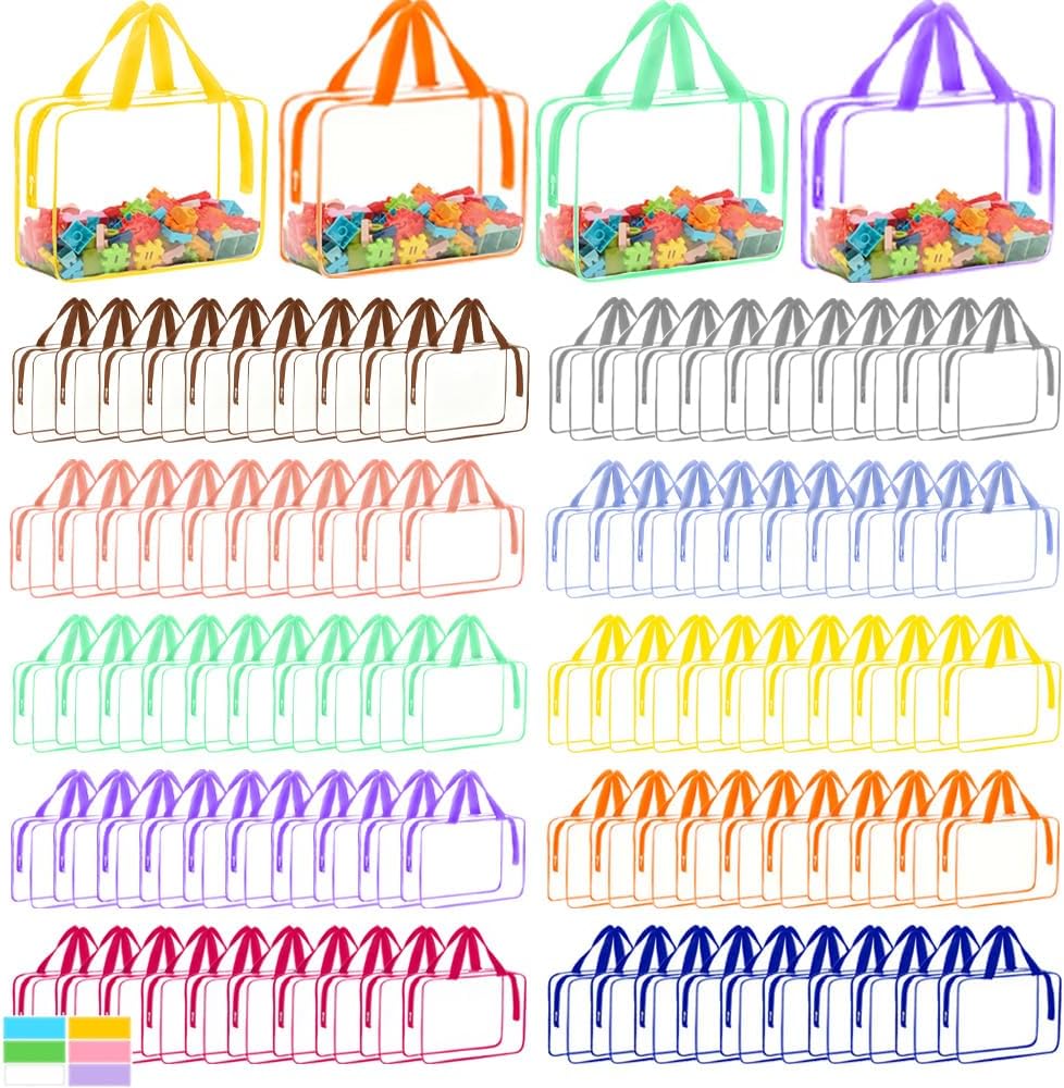 Extra Large Toy Storage Bags with Zipper, Clear Toy Organizer Bag