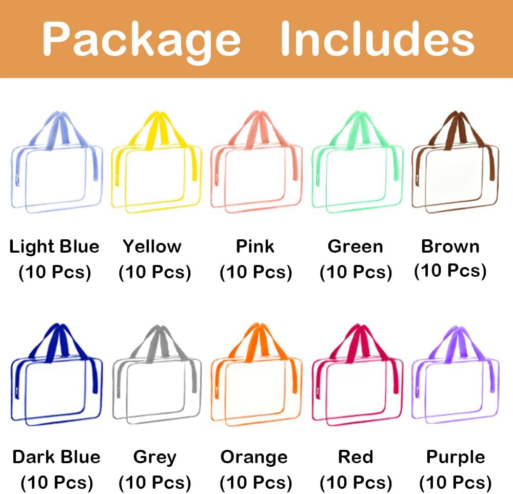 Extra Large Toy Storage Bags with Zipper, Clear Toy Organizer Bag