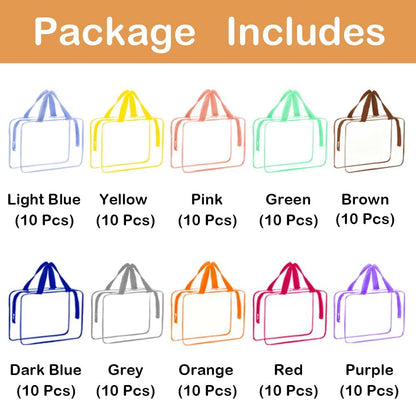 Extra Large Toy Storage Bags with Zipper, Clear Toy Organizer Bag