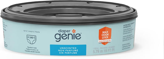 Bags Refills (Pack of 1) with Max Odor Lock | Holds Up to 240 Newborn Diapers | Fits Complete