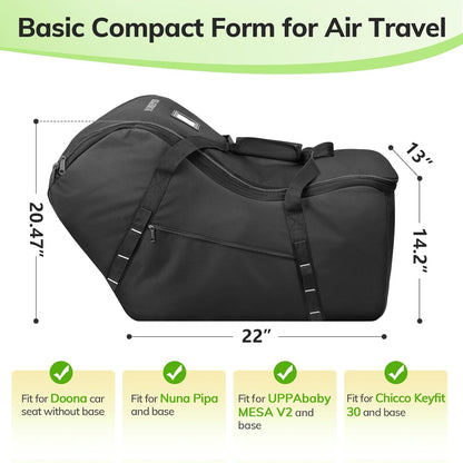 Extendable Infant Car Seat Travel Bag