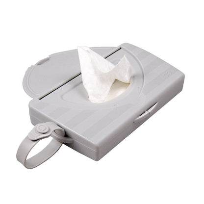 On-the-Go Gray Bag Dispenser and Waste Disposal Bags Refill, Lavender Scented & On-The-Go Baby Wipes Dispenser, Portable Wipes Container for Travel, Diaper Bag Accessory